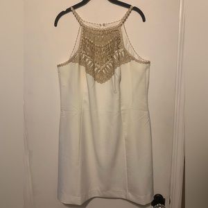 NWT - Lilly Pulitzer - Resort White Pearl Shift Dress - Size: 16